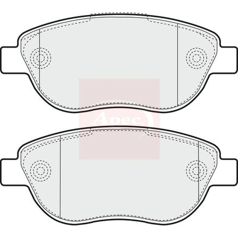 Apec Front Brake Pad Set PAD1630