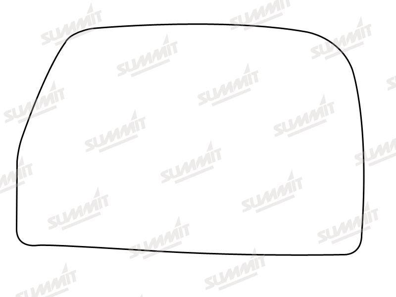 Summit Stick-On Commercial Lower Blind-Spot Mirror Glass fits Iveco Daily RHS Summit - Bars 4 Cars