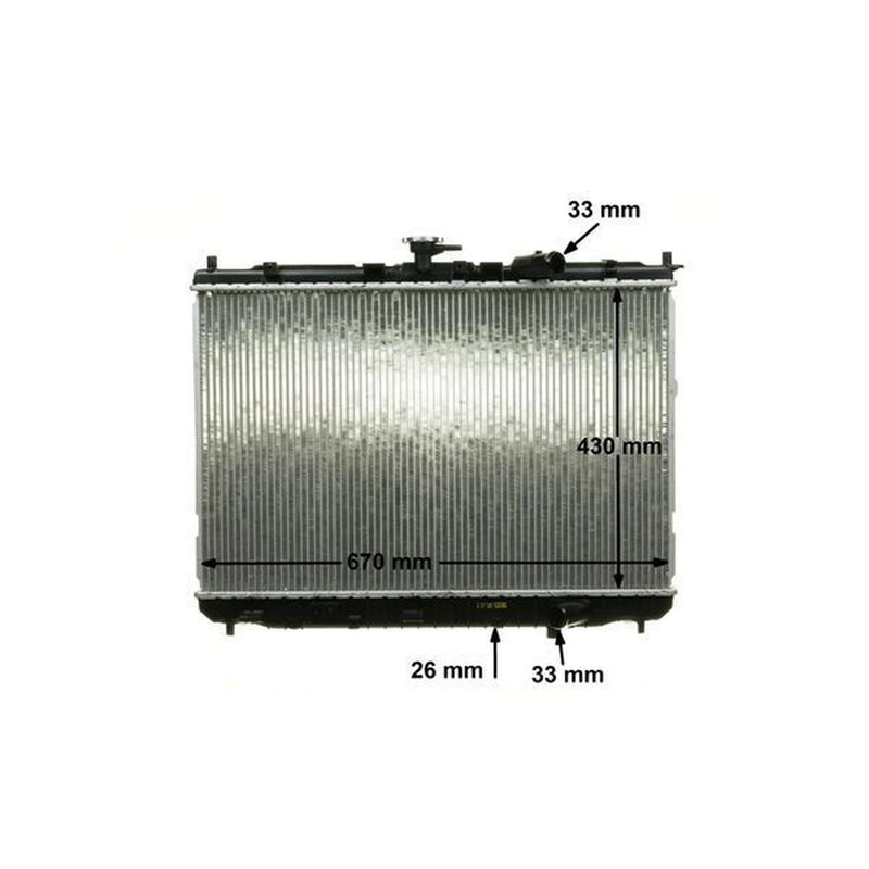 Mahle Engine Radiator fits Kia Carens I 2002-2006 2.0