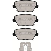 Juratek Rear Brake Pad Set fits Hyundai I30 2016-2020 1.0 1.4 1.5 1.6