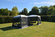 Quest Screen House 4 Pro pop up Gazebo (Grey) Quest Leisure - Dynamic Drive