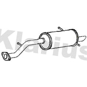 Klarius Box With Tail Pipe Rear fits Subaru Forester 2005-2008 2.0