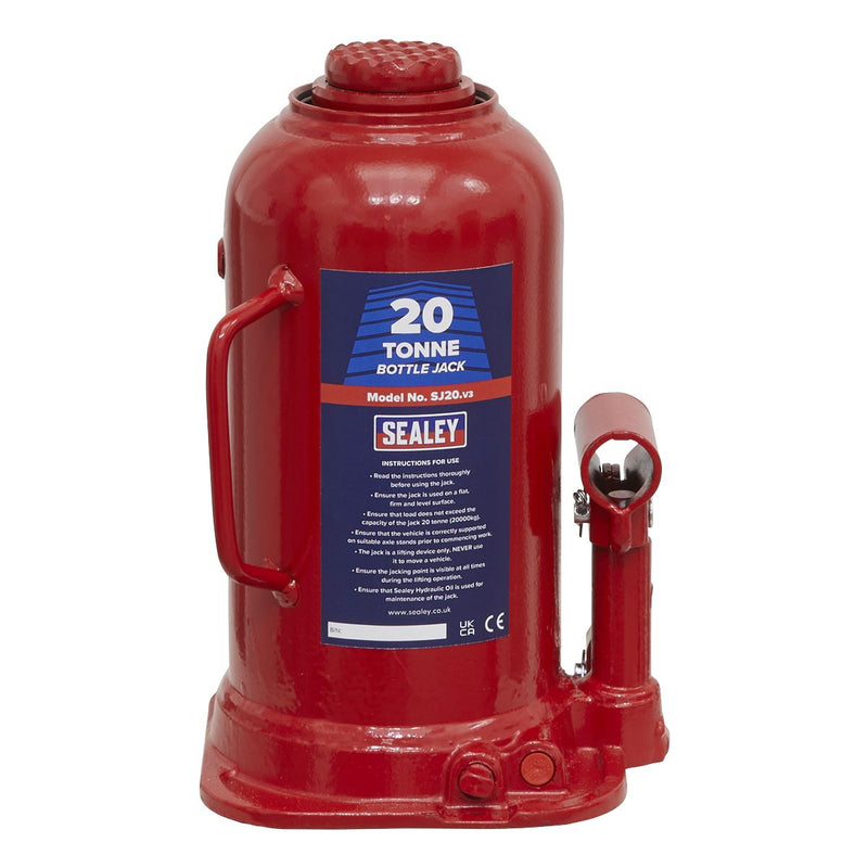 Sealey Bottle Jack 20 Tonne SJ20 Sealey - Dynamic Drive