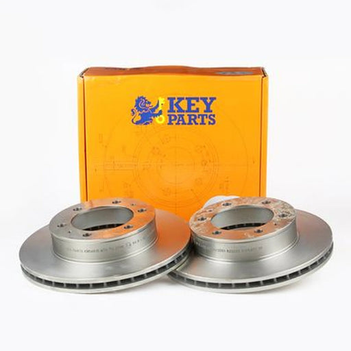 Key Parts Front Brake Discs & Pads fits Toyota Hilux Vigo VII Pickup 2005-2015