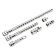Sealey Wobble/Rigid Extension Bar Adaptor & Universal Joint Set 6pc 3/8"Sq Drive Sealey - Dynamic Drive