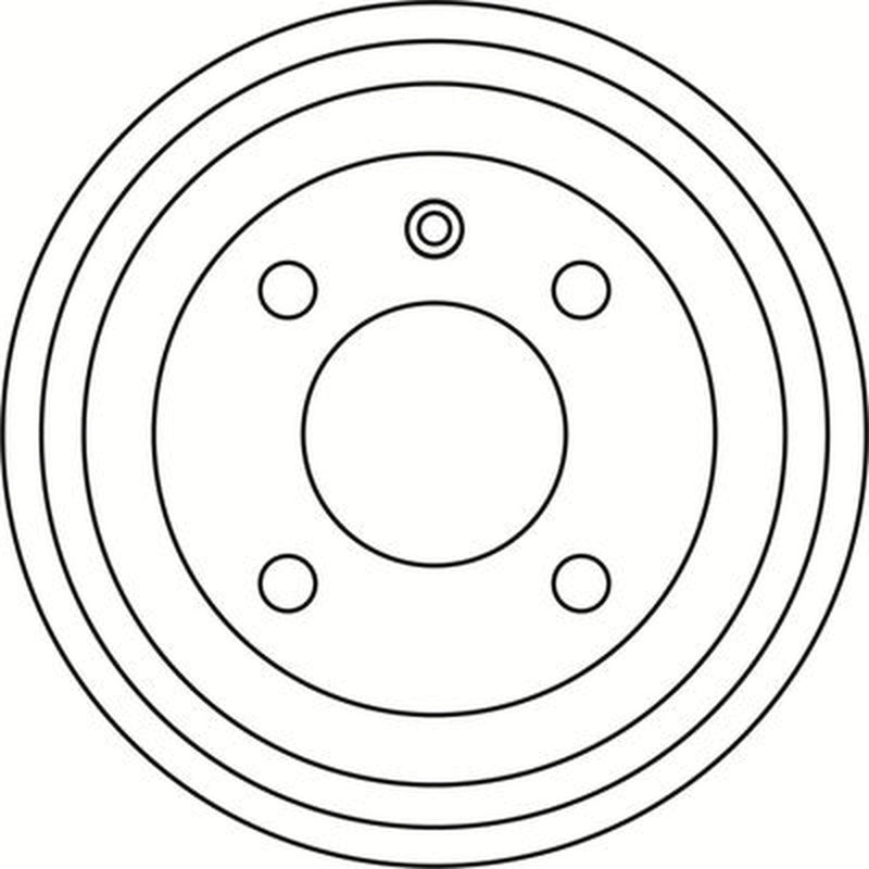 Abtex Brake Drum Assembly Rear fits Seat Arosa 1997-2004 1.0 1.4 1.7