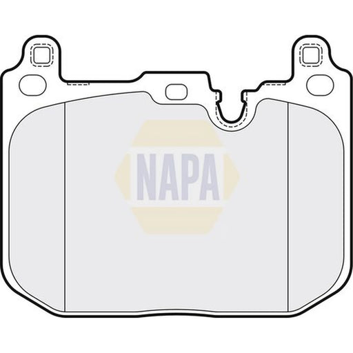 NAPA Front Brake Pad Set NBP1667