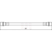 Apec Brake Hydraulic Hose Line inner HOS4090