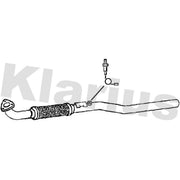 Klarius Exhaust Pipe OD fits Opel Astra H 2004-2010 1.6