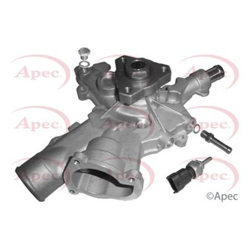 Apec Engine Cooling Water Pump fits Opel Agila A 2000-2007 1.0 1.2