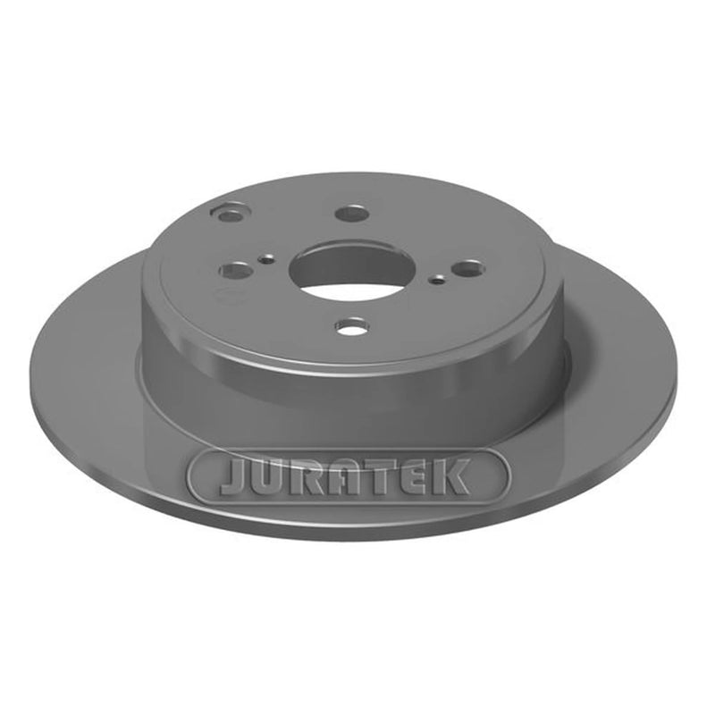 Juratek Rear Brake Solid Discs & Pads fits Toyota Corolla 2001-2007 1.8