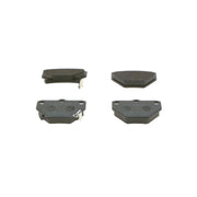 Bosch Front & Rear Pads fits Toyota Yaris/Vitz 2001-2005 1.0 1.3 1.4