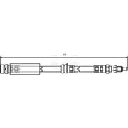 Apec Brake Hydraulic Hose Line Front fits Ford Fiesta V 2001-2010