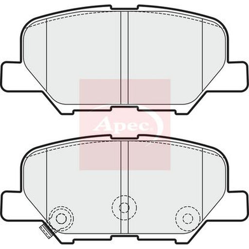 Apec Front & Rear Pads fits Mitsubishi Outlander III 2012-2022 2.0
