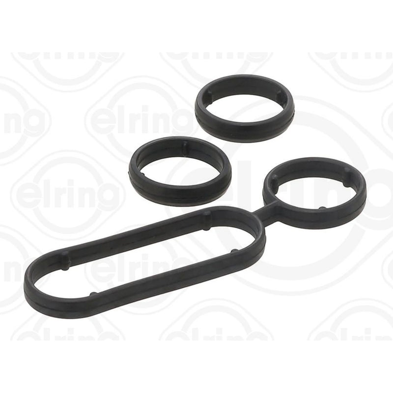 Elring Oil Cooler Gasket Set fits Audi A1 2010-2015 1.6 2.0