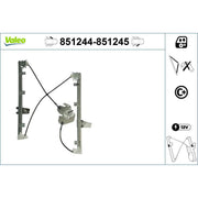 Valeo Electric Window Regulator Lifter Right Front 851245