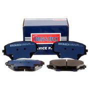 Borg & Beck Front Brake Vented Discs & Pads fits Toyota Rav 4 2000-2005 1.8 2.0