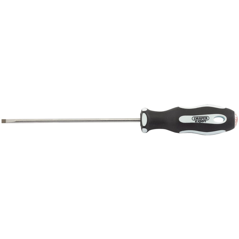 Draper Plain Slot Soft Grip Parallel Tip Screwdriver, 3 x 100mm 34972 Draper - Dynamic Drive