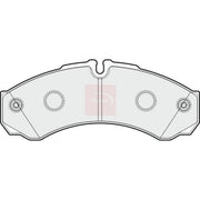 Apec Rear Brake Pad Set fits Nissan Cabstar 2006-2013