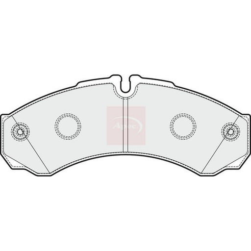 Apec Rear Brake Pad Set PAD1922