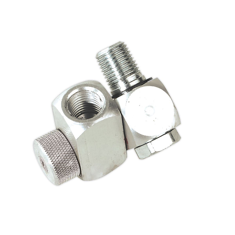 Sealey Z-Swivel Air Hose Connector with Regulator 1/4"BSP SA900 Sealey - Dynamic Drive