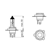 Bosch H19 12V 60/55W H19 Pure Light 1 987 302 092