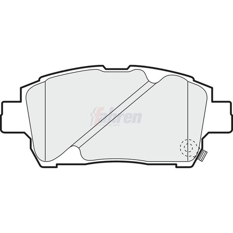 Fahren Front Brake Pad Set FBP3301