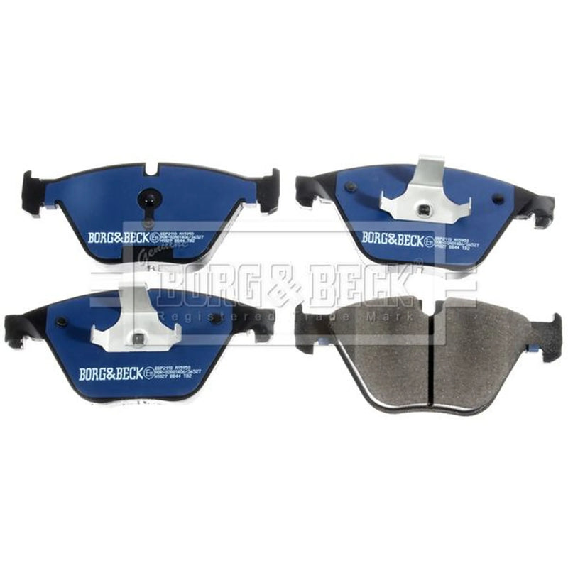 Borg & Beck Front Vented & Rear Vented Brake Discs & Pads fits BMW 3 2004-2013