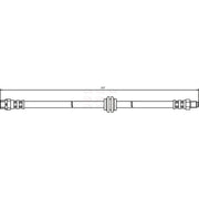 Apec Brake Hydraulic Hose Line Front fits BMW 3 1992-1999 3.0 3.2