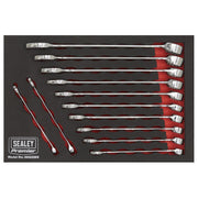 Sealey Combination Spanner Set 12pc Metric AK63265 Sealey - Dynamic Drive
