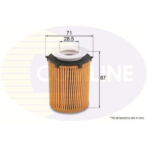 Comline Engine Oil Filter fits Infiniti Q30 2015 on 1.6 2.0