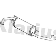 Klarius Box With Tail Pipe Rear fits Honda Civic VIII 2005-2011 2.2