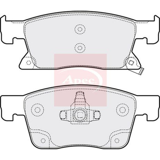 Apec Front Brake Pad Set fits Opel Astra K 2015-2019 1.6