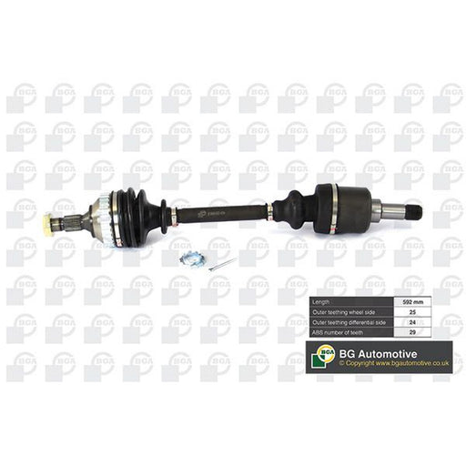BGA CV Drive Shaft Driveshaft Front Left fits Citroën Bx 1988-1993