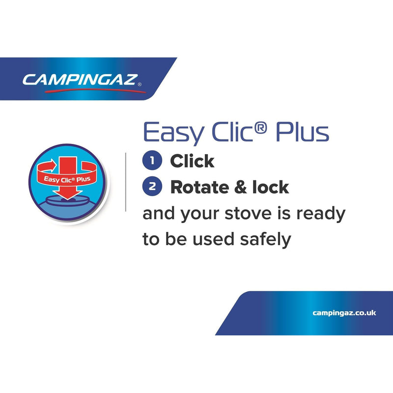 2x Campingaz C206 Butane Gas Cartridge Lock System 190g Camping Outdoors Campingaz - Dynamic Drive