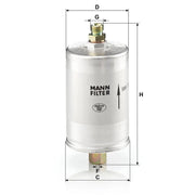 MANN-FILTER Fuel Filter Element WK 726