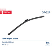 Denso Rear Wiper Blades fits BMW X3 2010-2017