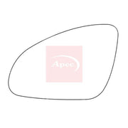 Apec Exterior Wing Mirror Glass Left fits Toyota Auris 2012-2018