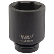 Draper Expert HI-TORQ 6 Point Deep Impact Socket, 1" Sq. Dr., 55mm Draper - Dynamic Drive