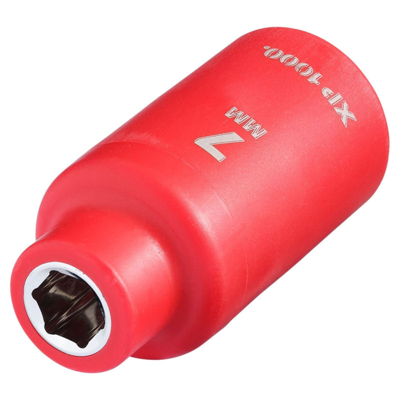 Draper XP1000 VDE Socket, 3/8" Sq. Dr., 7mm Draper - Town Tools
