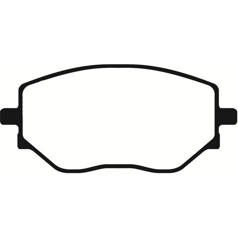 Abtex Front Brake Pad Set fits Dacia Jogger 2021 on 1.0