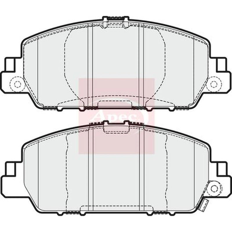 Apec Front Brake Pad Set PAD1962