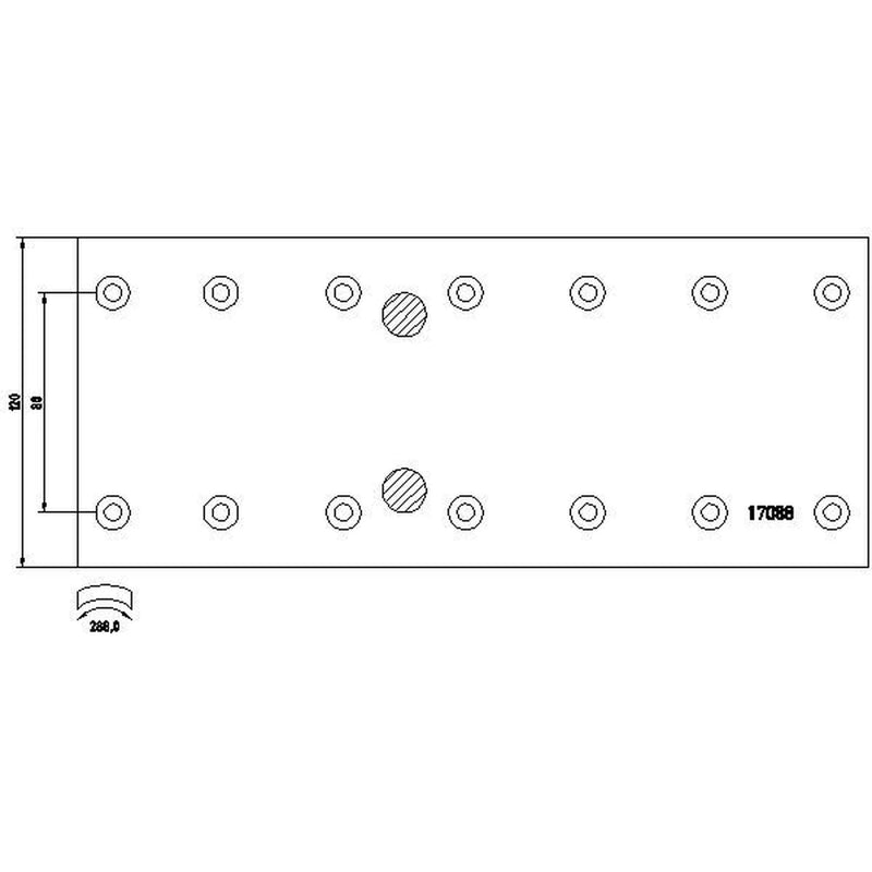 Textar Textar Cv Brake Lining Set 1708802