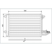 Valeo Air Conditioning Condenser 817777
