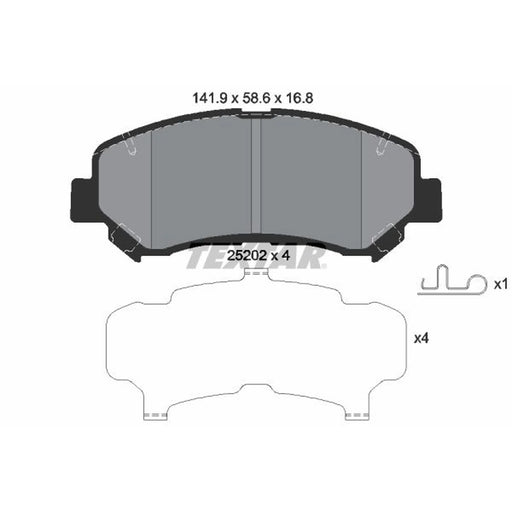 Textar Front Brake Pad Set 2520201