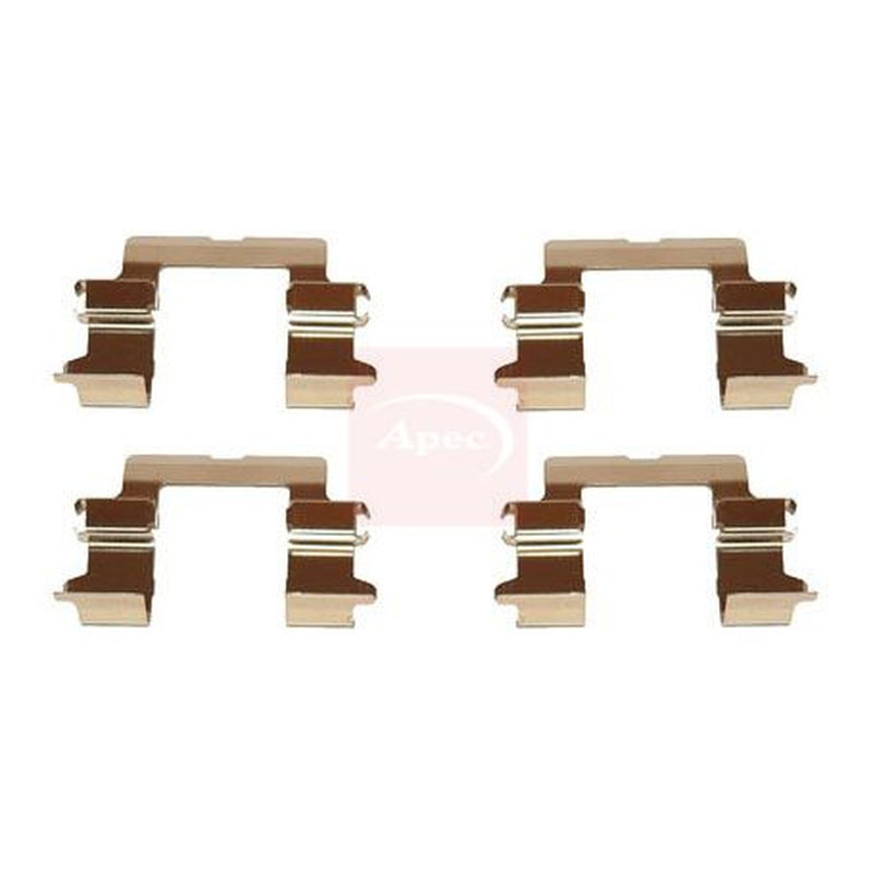 Apec Brake Pad Accessory Fitting Kit Front fits Mitsubishi Colt 1990-1996 1.8