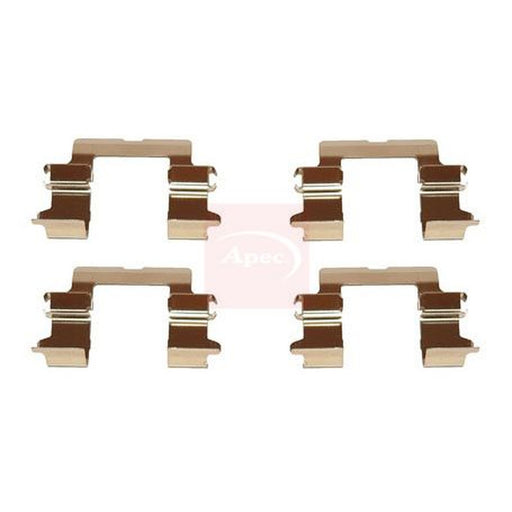Apec Brake Pad Accessory Fitting Kit Front fits Mitsubishi Colt 1990-1996 1.8