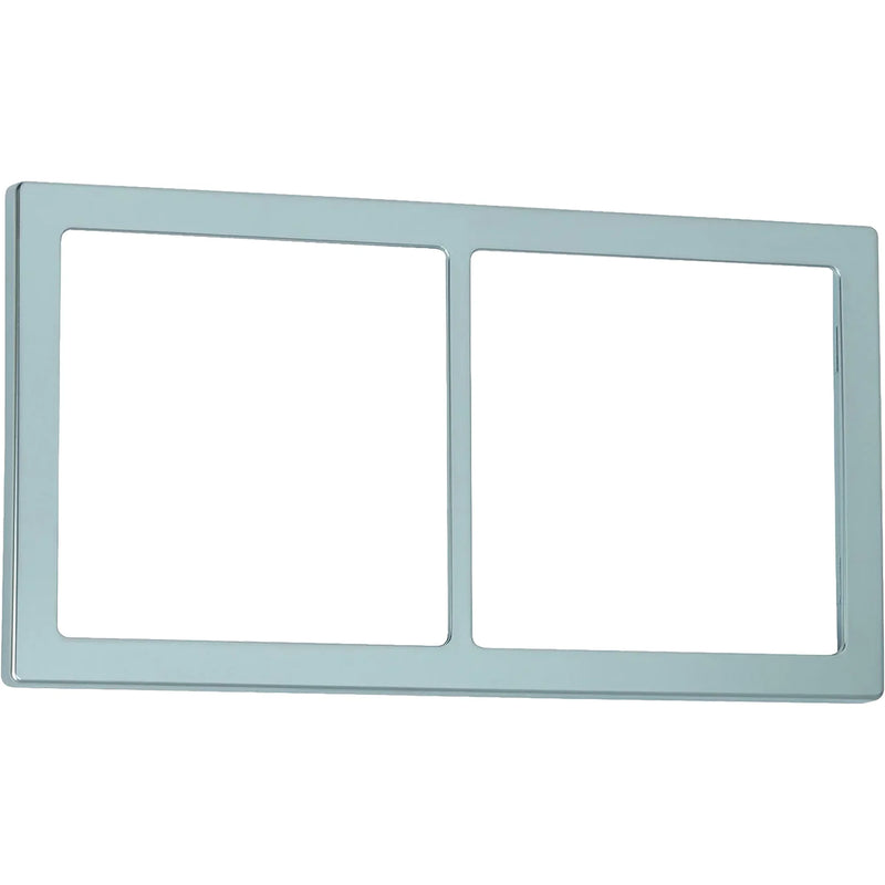 Fawo Double Frame Silver Chrome 62x115mm