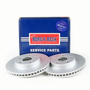 Borg & Beck Front & Rear Brake Discs & Pads fits Toyota Prius 2008-2016 1.8