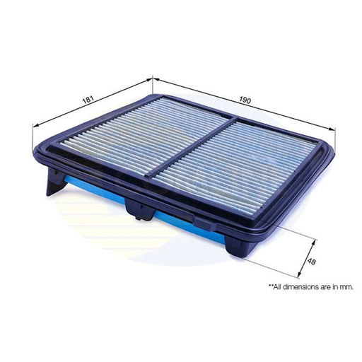 Comline Service Kit with Air, Oil & Cabin Filters fits Honda Civic VIII